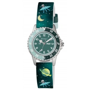 TIKKERS watch green silicone strap TK0210