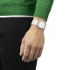 TISSOT T-Classic PRX 40mm Ρολόι Λευκό Καουτσούκ Λουράκι T1374101701100
