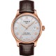 TISSOT T-Classic Le Locle Powermatic 80 Ρολόι Ανδρικό Καφέ Δερμάτινο Λουράκι T0064073603300