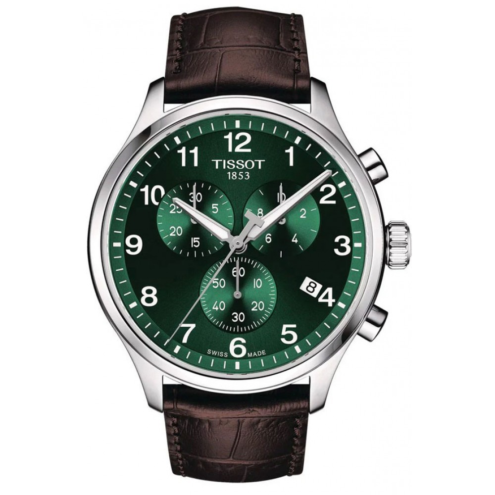 TISSOT T-Sport Chrono XL Classic Ρολόι Ανδρικό Καφέ Δερμάτινο Λουράκι T1166171609200