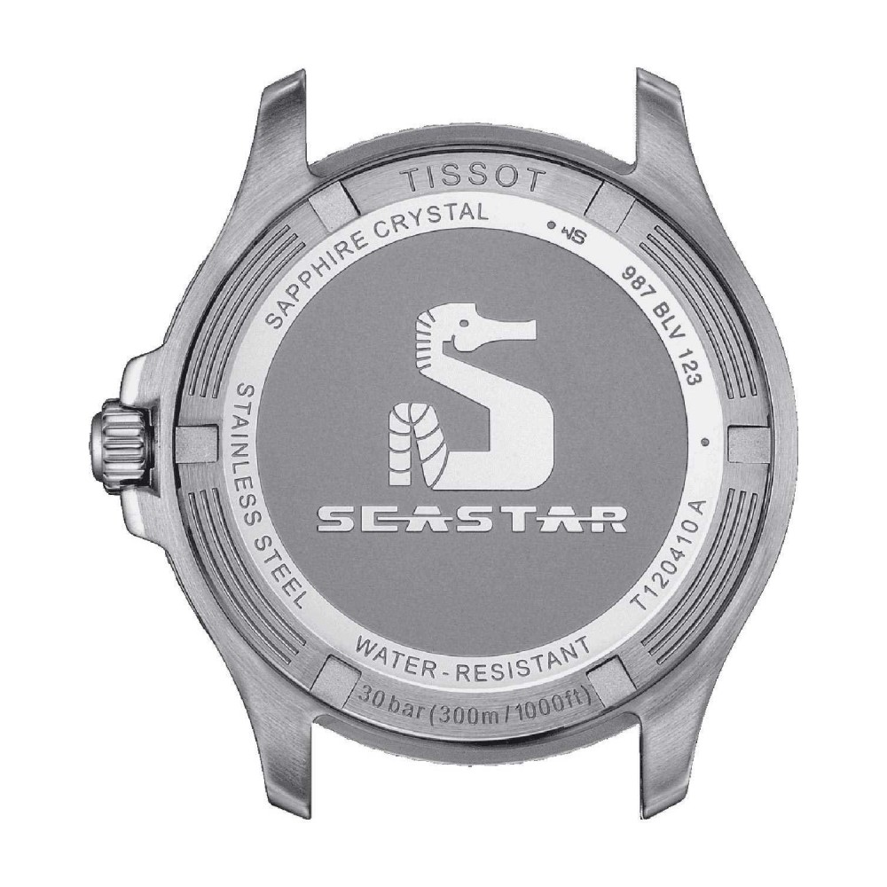 TISSOT T-Sport Seastar 1000 Ρολόι Unisex Μαύρο Καουτσούκ λουράκι T1204102705100