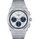 TISSOT T-Classic PRX 42mm Powermatic 80 Ρολόι Χρονογράφος Ασημί Ανοξείδωτο Ατσάλι μπρασελέ T1374271101101