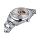 TISSOT T-Classic Open Heart Powermatic 80 Ρολόι Ανδρικό Ασημί Ανοξείδωτο Ατσάλι μπρασελέ T1274071103101