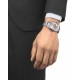 TISSOT T-Classic Open Heart Powermatic 80 Ρολόι Ανδρικό Ασημί Ανοξείδωτο Ατσάλι μπρασελέ T1274071103101
