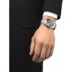 TISSOT T-Classic Open Heart Powermatic 80 Ρολόι Ανδρικό Ασημί Ανοξείδωτο Ατσάλι μπρασελέ T1274071108100