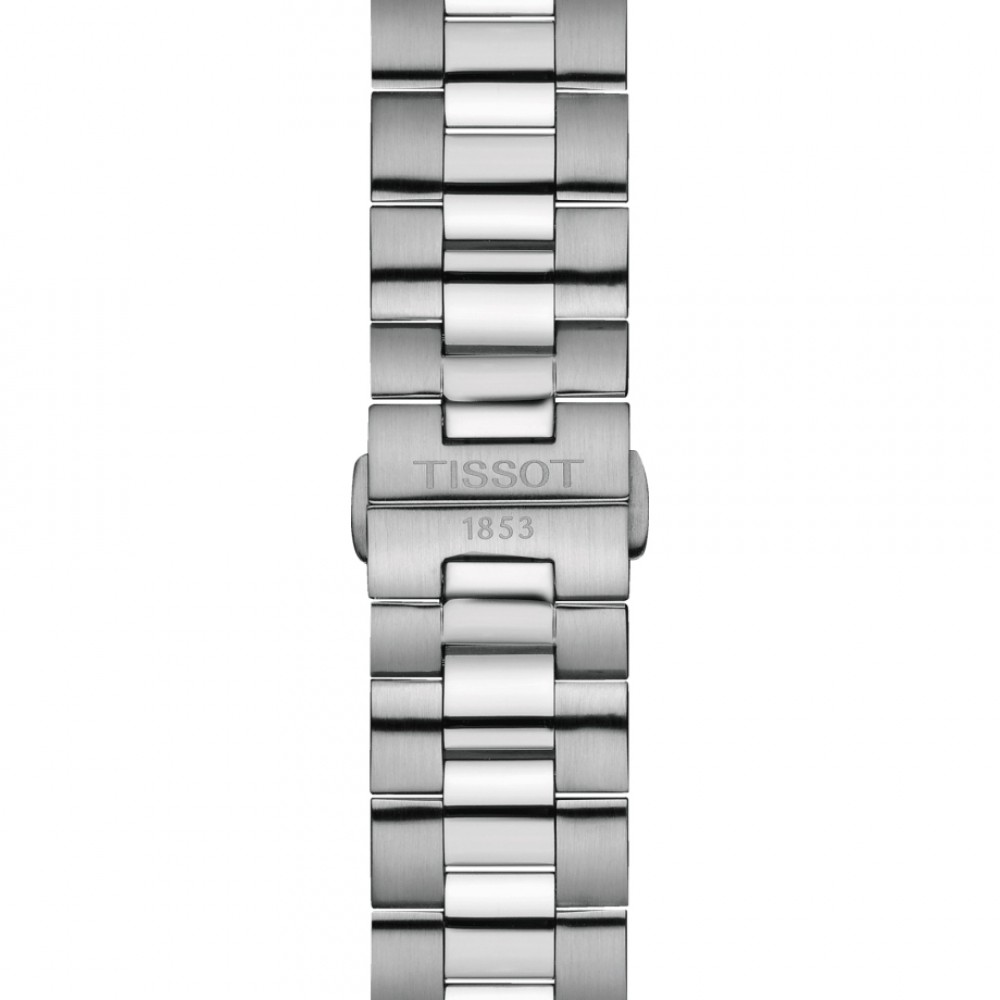 TISSOT T-Classic Gentleman Ρολόι Ανδρικό Ασημί Μπρασελέ Τιτανίου T1274104404100