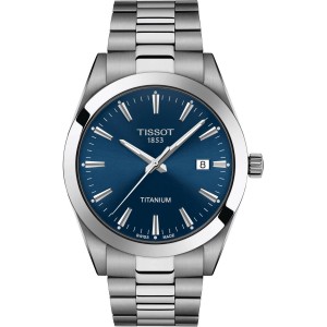 TISSOT T-Classic Gentleman Ρολόι Ανδρικό Ασημί Μπρασελέ Τιτανίου T1274104404100