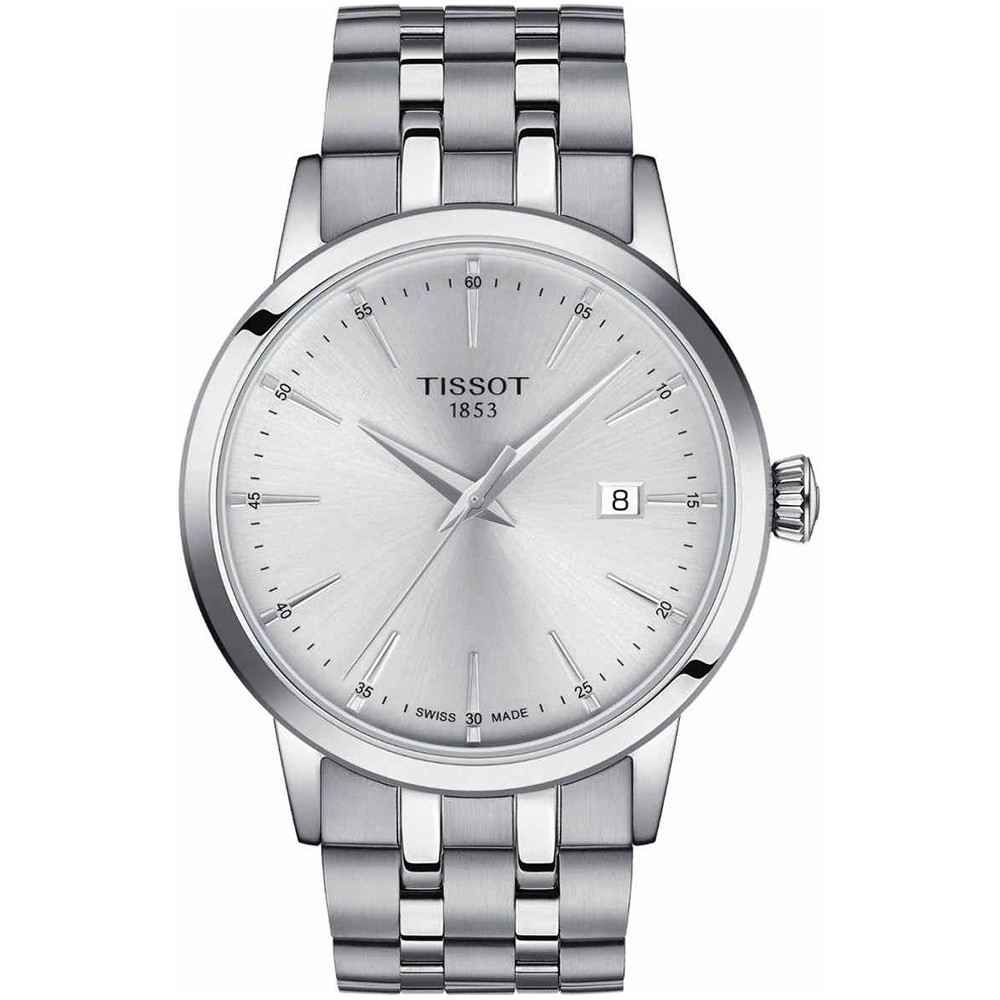 TISSOT T-Classic Classic Dream Ρολόι Ασημί Ανοξείδωτο Ατσάλι μπρασελέ T1294101103100