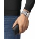 TISSOT T-Classic PRX 42mm Powermatic 80 Χρονογράφος Ρολόι Ασημί Ανοξείδωτο Ατσάλι μπρασελέ T1374271101100
