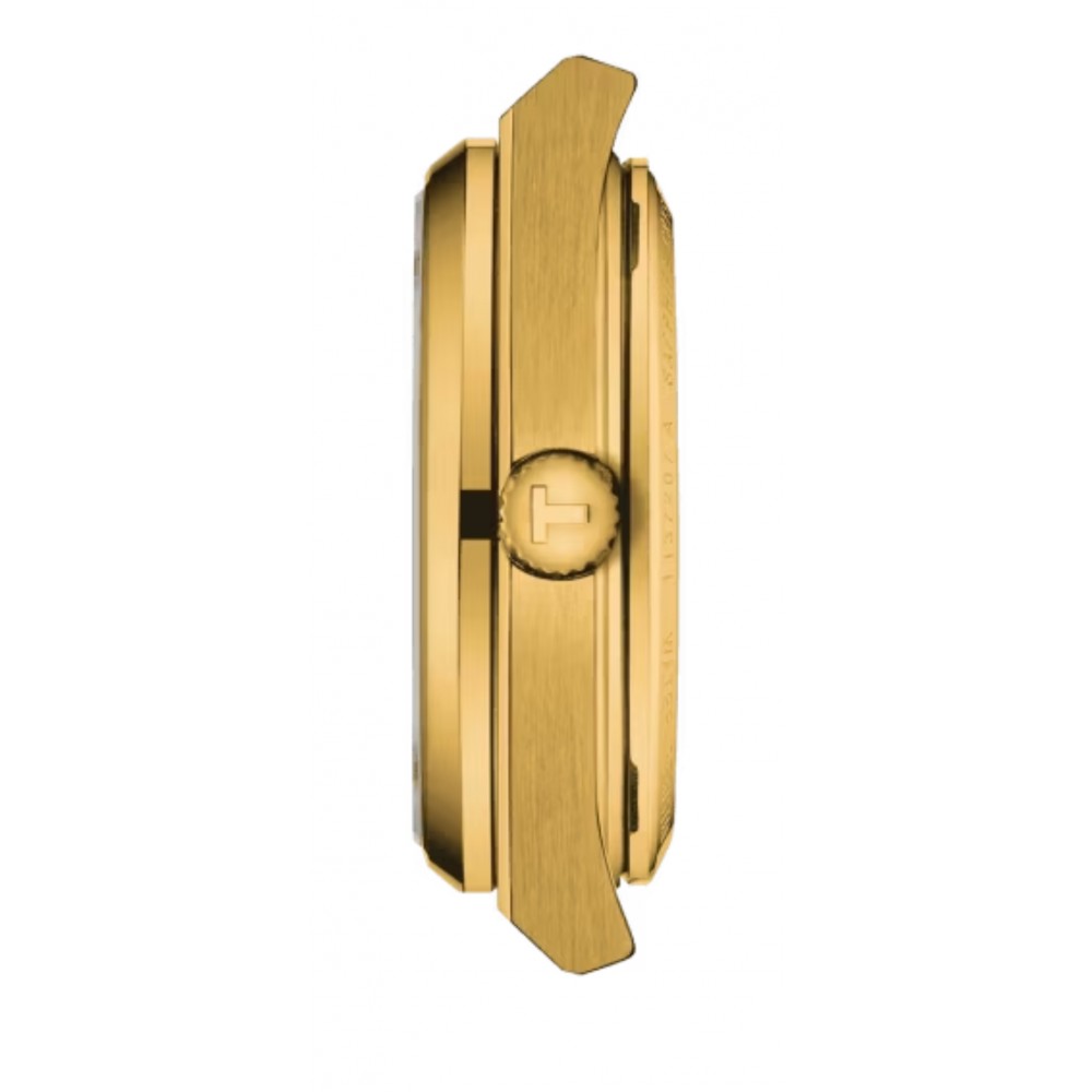 TISSOT T-Classic PRX Powermatic 80 35mm Ρολόι Επιχρυσωμένο Ανοξείδωτο Ατσάλι μπρασελέ T1372073302100