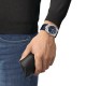 TISSOT T-Classic PRX 40mm Powermatic 80 Ρολόι Ανδρικό Μπλε Δερμάτινο λουράκι T1374071604100