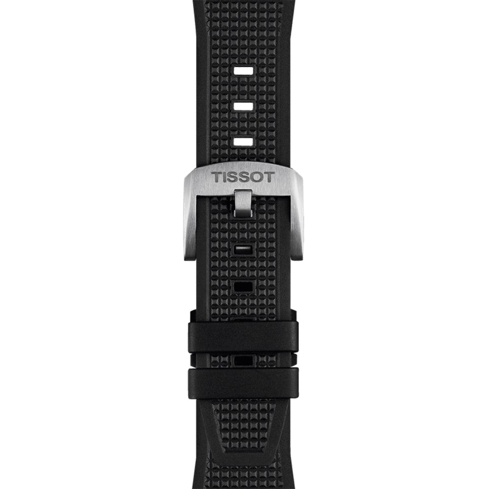 TISSOT T-Classic PRX 40mm Powermatic 80 Ρολόι Ανδρικό Μαύρο Καουτσούκ λουράκι T1374071705100