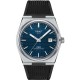 TISSOT T-Classic PRX 40mm Powermatic 80 Ρολόι Ανδρικό Μαύρο Καουτσούκ λουράκι T1374071704100