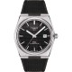 TISSOT T-Classic PRX 40mm Powermatic 80 Ρολόι Ανδρικό Μαύρο Καουτσούκ λουράκι T1374071705100