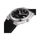 TISSOT T-Classic PRX 40mm Powermatic 80 Ρολόι Ανδρικό Μαύρο Καουτσούκ λουράκι T1374071705100