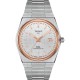TISSOT T-Classic PRX 40mm Powermatic 80 Ρολόι Ασημί Ανοξείδωτο Ατσάλι μπρασελέ T1374072103100