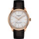 TISSOT T-Classic Chemin Des Tourelles Automatic Ρολόι Καφέ Δερμάτινο λουράκι T1398073603100