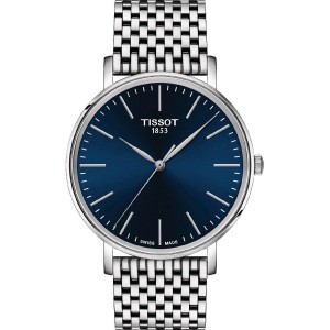 TISSOT T-Classic Everytime Gent Ρολόι Ανδρικό Ασημί Ανοξείδωτο Ατσάλι μπρασελέ T1434101104100