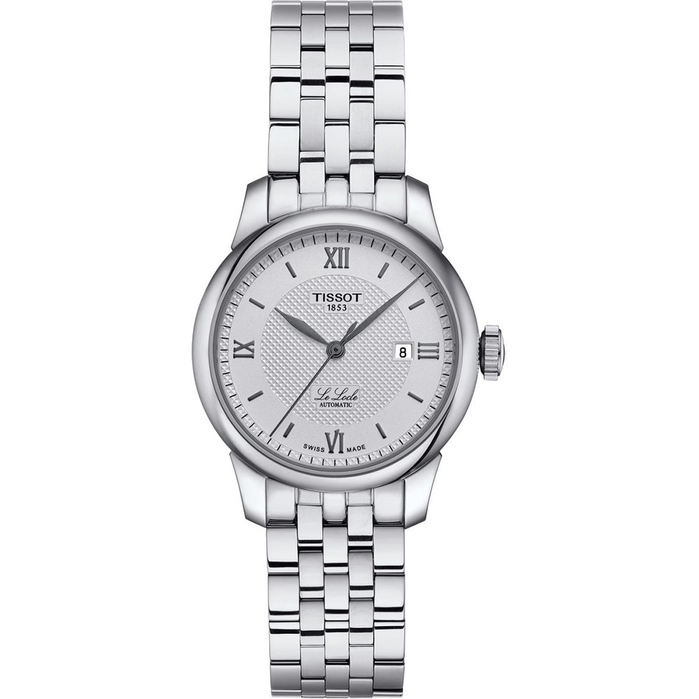TISSOT T-Classic Le Locle Automatic Ρολόι Γυναικείο Ασημί Ανοξείδωτο Ατσάλι μπρασελέ T0062071103800