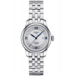 TISSOT T-Classic Le Locle 20TH Anniversary Automatic Women's Silver Stainless Steel bracelet + Blue leather strap T0062071103601