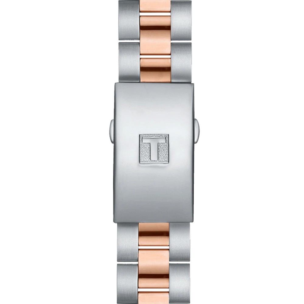 TISSOT T-Classic PR100 Diamonds Sport Chic Χρονογράφος Ρολόι Ασημί/Ροζ Επιχρυσωμένο Ανοξείδωτο Ατσάλι μπρασελέ T1019172211600
