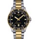 TISSOT T-Sport Seastar 1000 Ρολόι Unisex  Ασημί/Επιχρυσωμένο Ανοξείδωτο Ατσάλι μπρασελέ T1204102205100