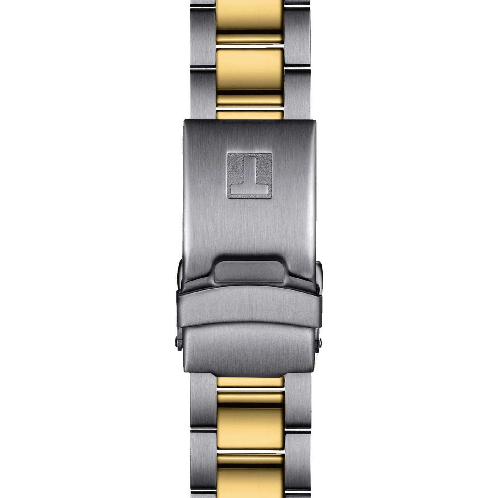 TISSOT T-Sport Seastar 1000 Ρολόι Unisex  Ασημί/Επιχρυσωμένο Ανοξείδωτο Ατσάλι μπρασελέ T1204102205100