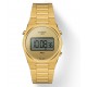TISSOT PRX DIGITAL 35 MM Ρολόι Επιχρυσωμένο Ανοξείδωτο Ατσάλι μπρασελέ T1372633302000