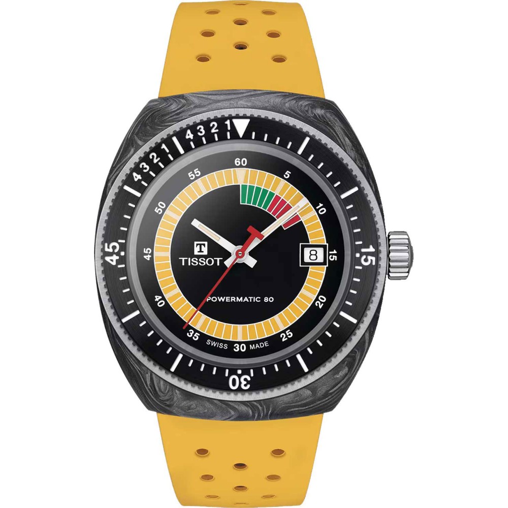 TISSOT T-Sport Sideral S Ρολόι Ανδρικό Κίτρινο Καουτσούκ λουράκι T1454079705700