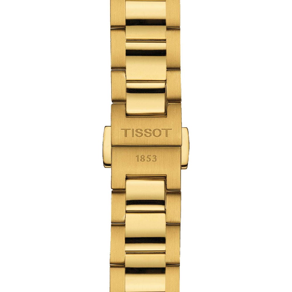 TISSOT T-Classic PR 100 Ρολόι Γυναικείο Επιχρυσωμένο Ανοξείδωτο Ατσάλι μπρασελέ T1502103302100