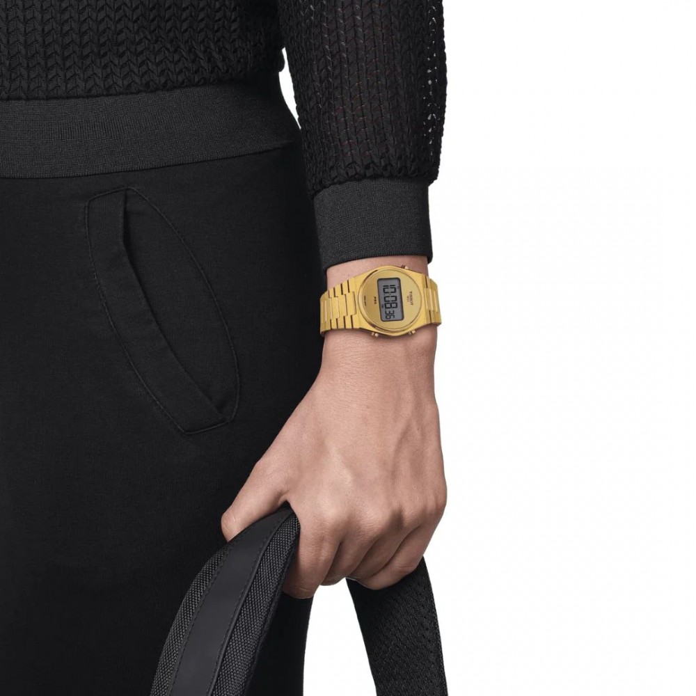 TISSOT PRX DIGITAL 40 MM Ρολόι Επιχρυσωμένο Ανοξείδωτο Ατσάλι μπρασελέ T1374633302000 TISSOT PRX DIGITAL 40 MM Ρολόι Επιχρυσωμένο Ανοξείδωτο Ατσάλι μπρασελέ T1374633302000