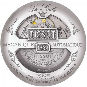 TISSOT T-Classic Le Locle Powermatic 80 Ρολόι Ανδρικό Ασημί/Ροζ Επιχρυσωμένο Ανοξείδωτο Ατσάλι μπρασελέ T0064072203300
