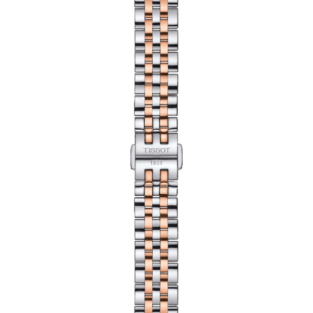 TISSOT T-Classic Le Locle Automatic Ρολόι Γυναικείο Ασημί/Ροζ Επιχρυσωμένο Ανοξείδωτο Ατσάλι μπρασελέ T0062072203600