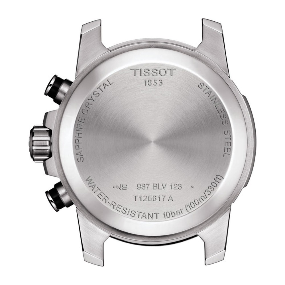 TISSOT T-Sport Superport Χρονογράφος Ρολόι Ανδρικό Καφέ Δερμάτινο Λουράκι T1256171604100