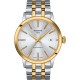 TISSOT T-Classic Classic Dream Swissmatic Chronograph Ρολόι Ασημί/Επιχρυσωμένο Ανοξείδωτο Ατσάλι μπρασελέ T1294072203101