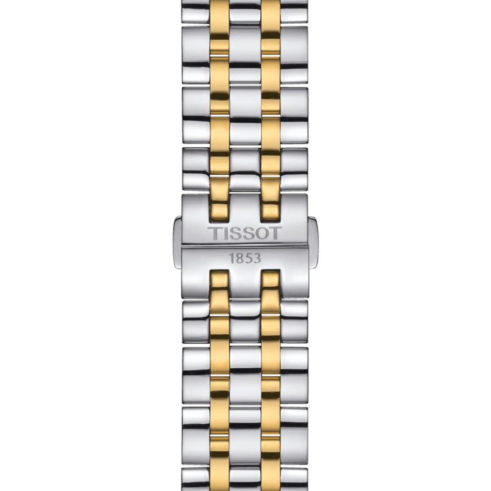 TISSOT T-Classic Classic Dream Swissmatic Chronograph Ρολόι Ασημί/Επιχρυσωμένο Ανοξείδωτο Ατσάλι μπρασελέ T1294072203101