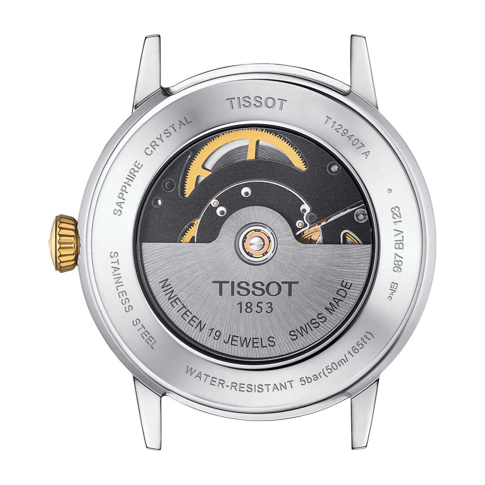 TISSOT T-Classic Classic Dream Swissmatic Chronograph Ρολόι Ασημί/Επιχρυσωμένο Ανοξείδωτο Ατσάλι μπρασελέ T1294072203101