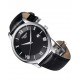 TISSOT T-Classic Tradition Ρολόι Ανδρικό Μαύρο Δερμάτινο Λουράκι T0636101605800