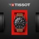 TISSOT T-Sport Superport Χρονογράφος Ρολόι Ανδρικό Καφέ Δερμάτινο Λουράκι T1256173605101