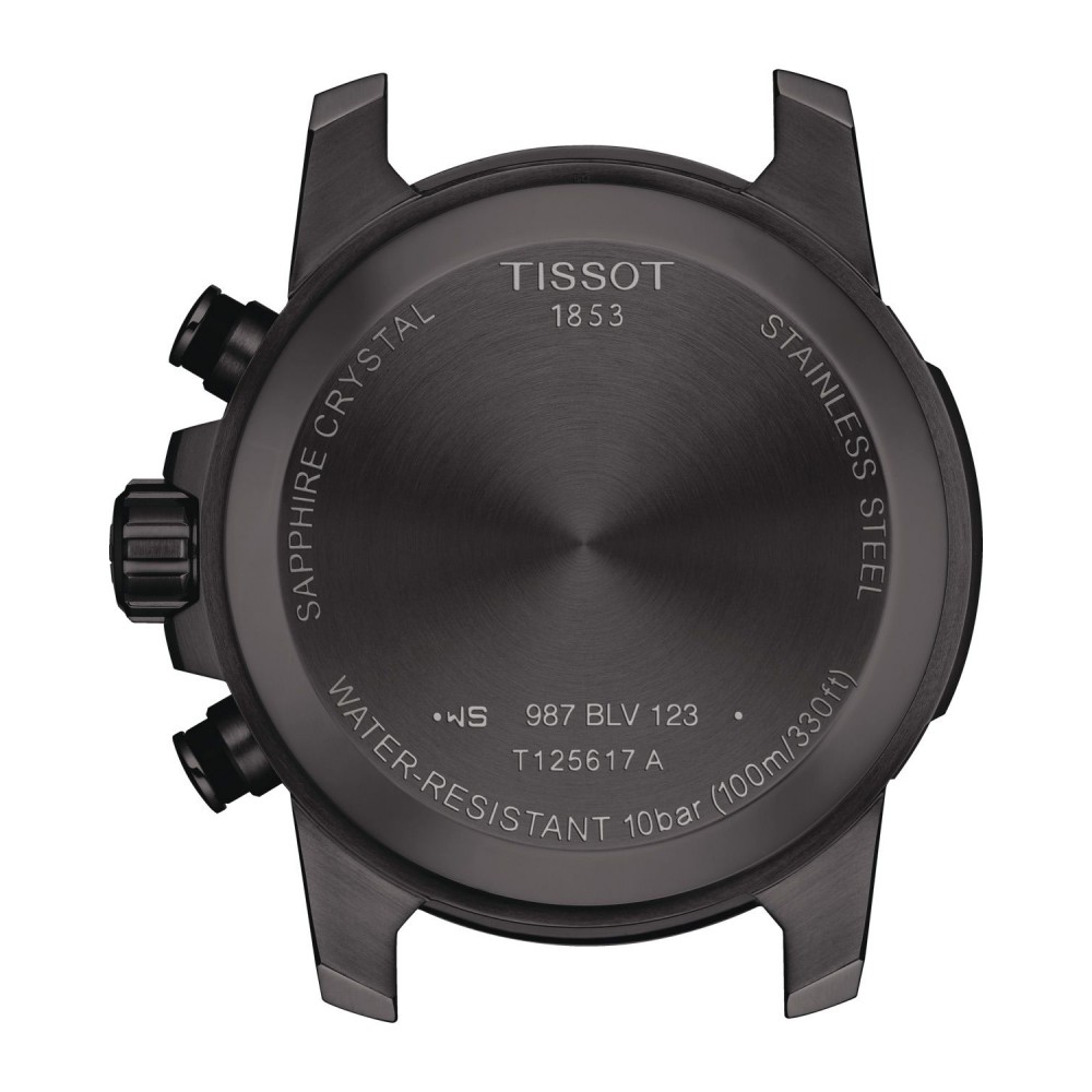 TISSOT T-Sport Superport Χρονογράφος Ρολόι Ανδρικό Καφέ Δερμάτινο Λουράκι T1256173605101