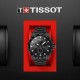 TISSOT T-Sport Superport Χρονογράφος Ρολόι Ανδρικό Μαύρο Ανοξείδωτο Ατσάλι μπρασελέ T1256173305100