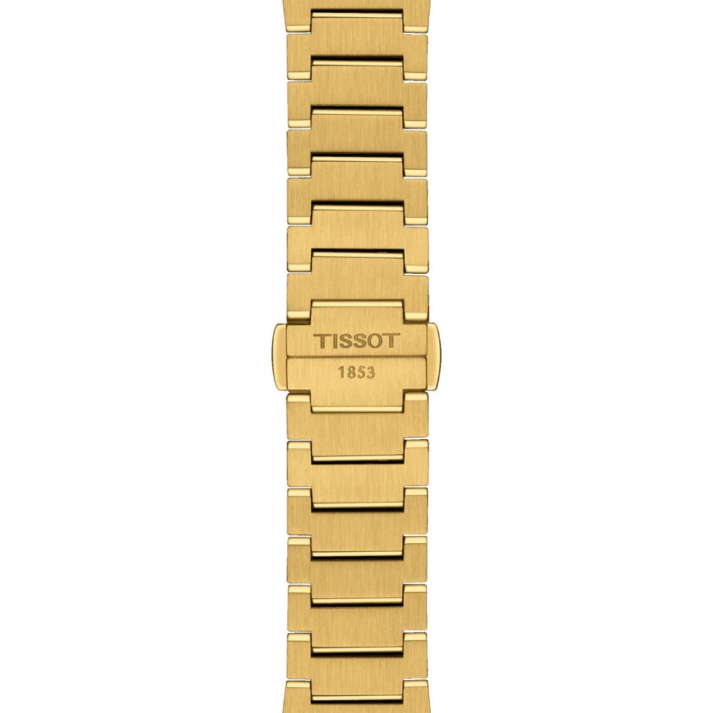 TISSOT T-Classic PRX 40 205 Ρολόι Unisex Επιχρυσωμένο Ανοξείδωτο Ατσάλι μπρασελέ T1372103302100