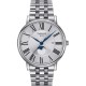 TISSOT T-Classic Carson Premiun Gent Moonphase Ρολόι Ασημί Ανοξείδωτο Ατσάλι μπρασελέ T1224231103300