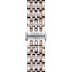 TISSOT T-Classic Le Locle Powermatic 80 Ρολόι Ανδρικό Ασημί/Ροζ Επιχρυσωμένο Ανοξείδωτο Ατσάλι μπρασελέ T0064072203300