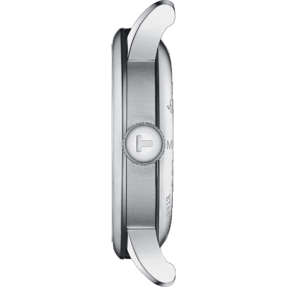 TISSOT T-Classic Le Locle Powermatic 80 Ρολόι Ανδρικό Ασημί Ανοξείδωτο Ατσάλι μπρασελέ T0064071104300