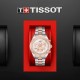 TISSOT T-Classic PR 100 Sport Chic Chronograph Γυναικείο Ρολόι Ασημί/Ροζ Επιχρυσωμένο Ανοξείδωτο Ατσάλι μπρασελέ T1019172215100