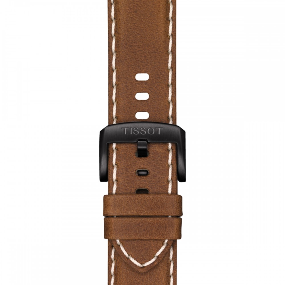 TISSOT T-Sport Chrono XL Classic Ρολόι Ανδρικό Καφέ Δερμάτινο Λουράκι T1166173605203