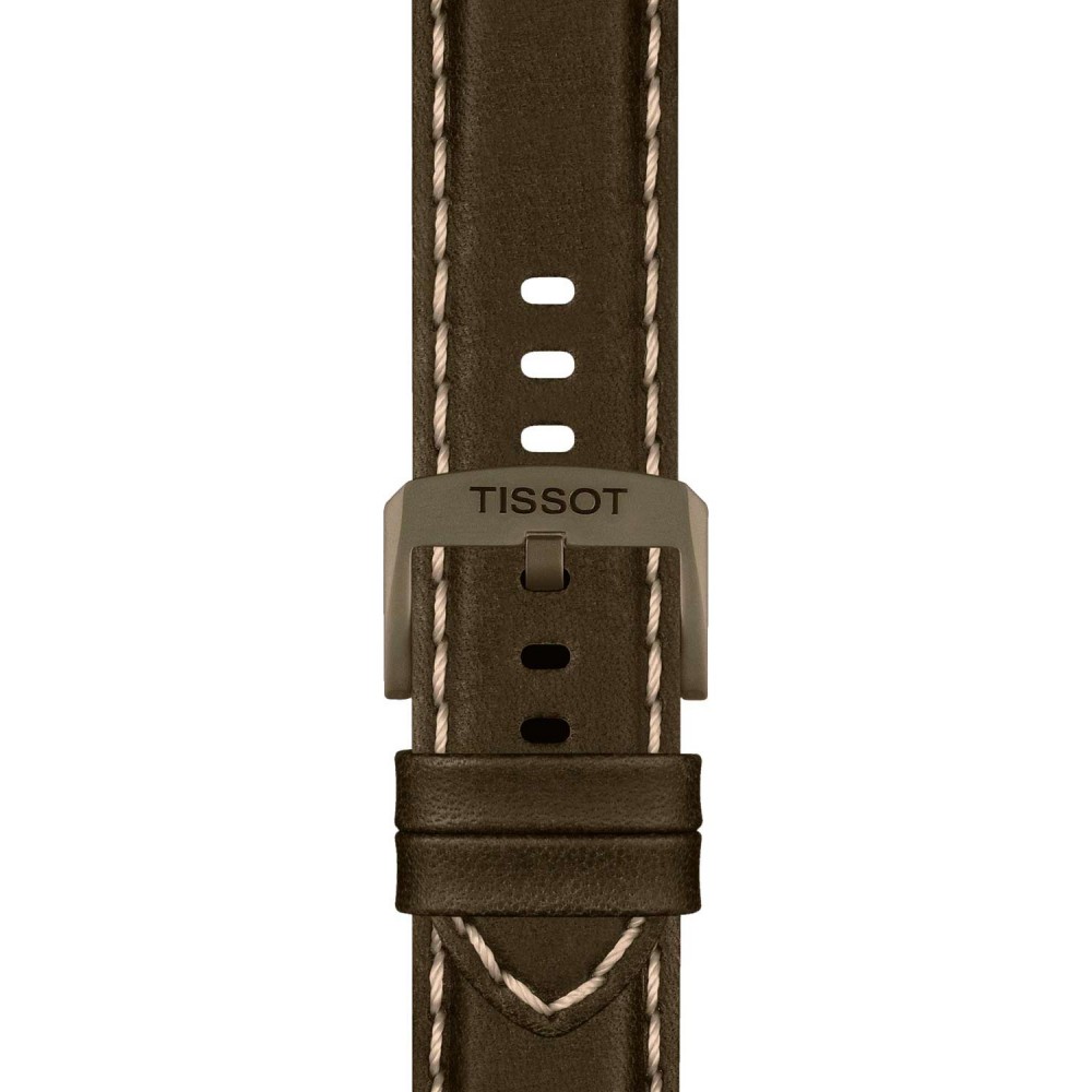 TISSOT T-Sport Chrono XL Classic Ρολόι Ανδρικό Καφέ Δερμάτινο Λουράκι T1166173609200