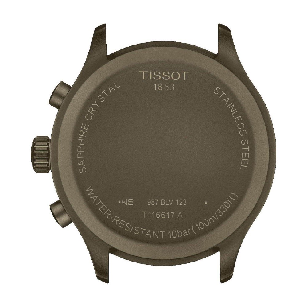 TISSOT T-Sport Chrono XL Classic Ρολόι Ανδρικό Καφέ Δερμάτινο Λουράκι T1166173609200