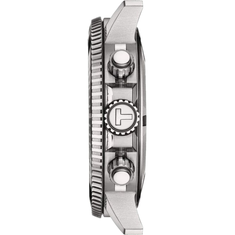 TISSOT T-Sport Seastar1000 Ρολόι Ανδρικό Ασημί Ανοξείδωτο Ατσάλι μπρασελέ T1204171109101